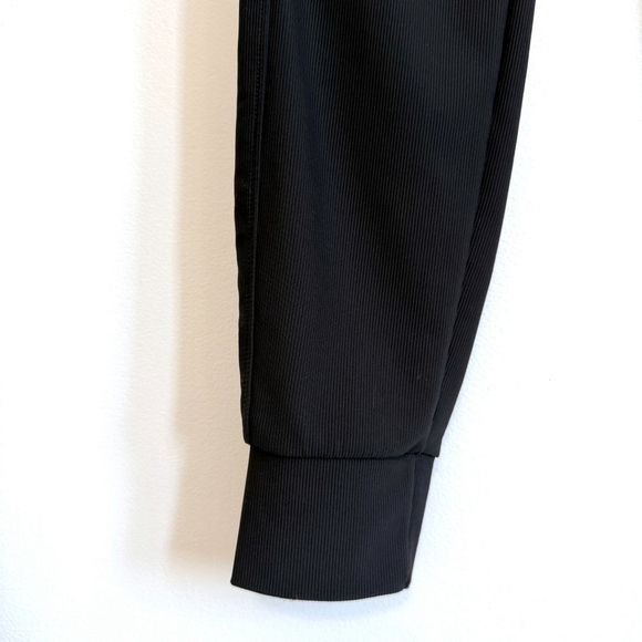 Halara Softlyzero Joggers Black Ribbed Women's Size Small Drawstring Pockets - Picture 4 of 9